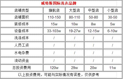 威特斯洗衣品牌				